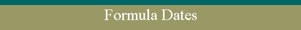 Formula Dates